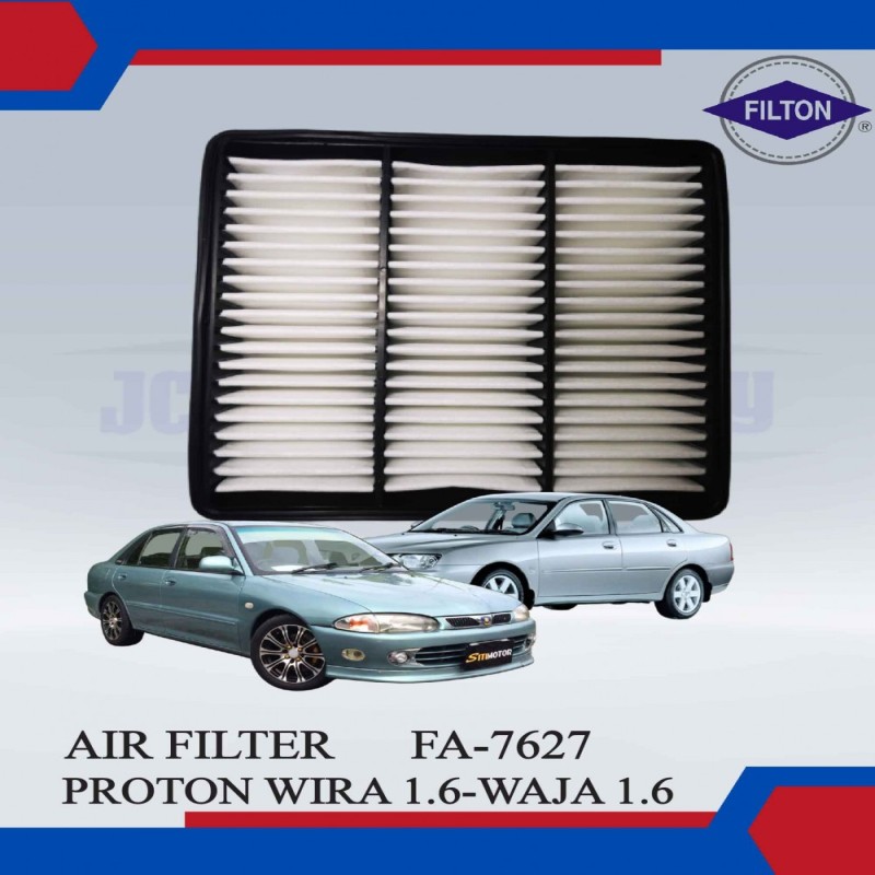 AIR FILTER - PROTON WIRA 1.6, WAJA 1.6 - FILTON - FA-7627 / MD620737 / MD620738