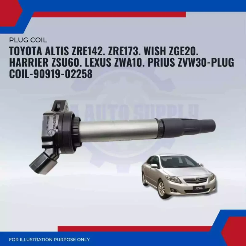 Toyota Altis ZRE142-ZRE173-Wish ZGE20-Harrier ZSU60-Lexus ZWA10-Prius ZVW30-Ignition Coil-90919-02258