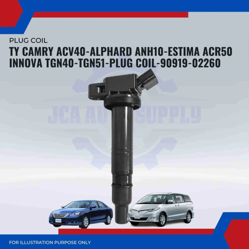 Toyota Camry ACV40-Alphard ANH10-ANH20-Estima ACR50-Innova TGN40-TGN51-TGN140-Ignition Coil-90919-02260