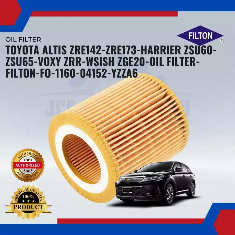 Oil Filter-Toyota Altis ZRE142-ZRE173-Harrier ZSU60-ZSU65-Voxy ZRR-Wish ZGE20-Filton-FO-1160-04152-YZZA6