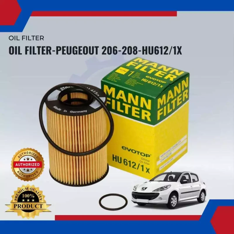 Oil Filter-Peugeot 206/208-HU612/1X