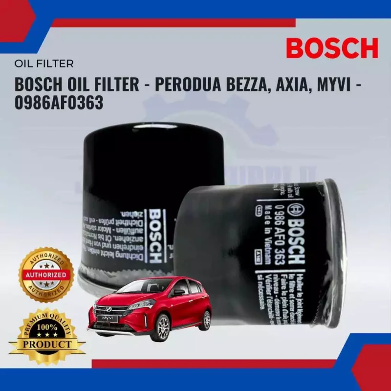 Oil Filter-Perodua Axia-Bezza-Myvi-BOSCH-0986AF0363