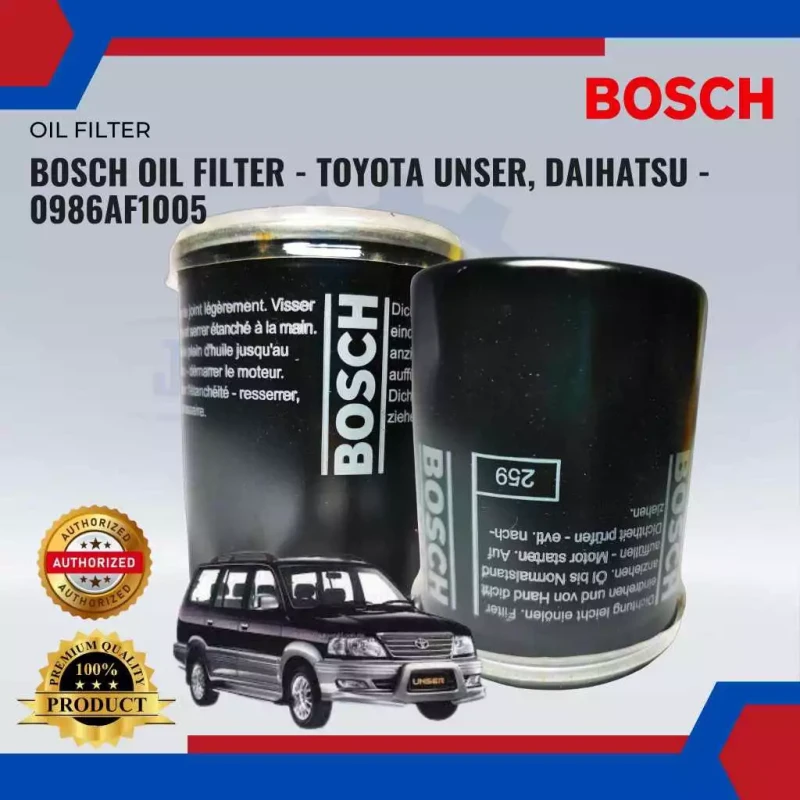 Oil Filter-Toyota Unser-Daihatsu-BOSCH-0986AF1005