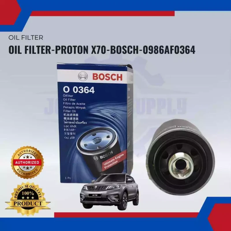 Oil Filter-Proton X70-BOSCH-0986AF0364