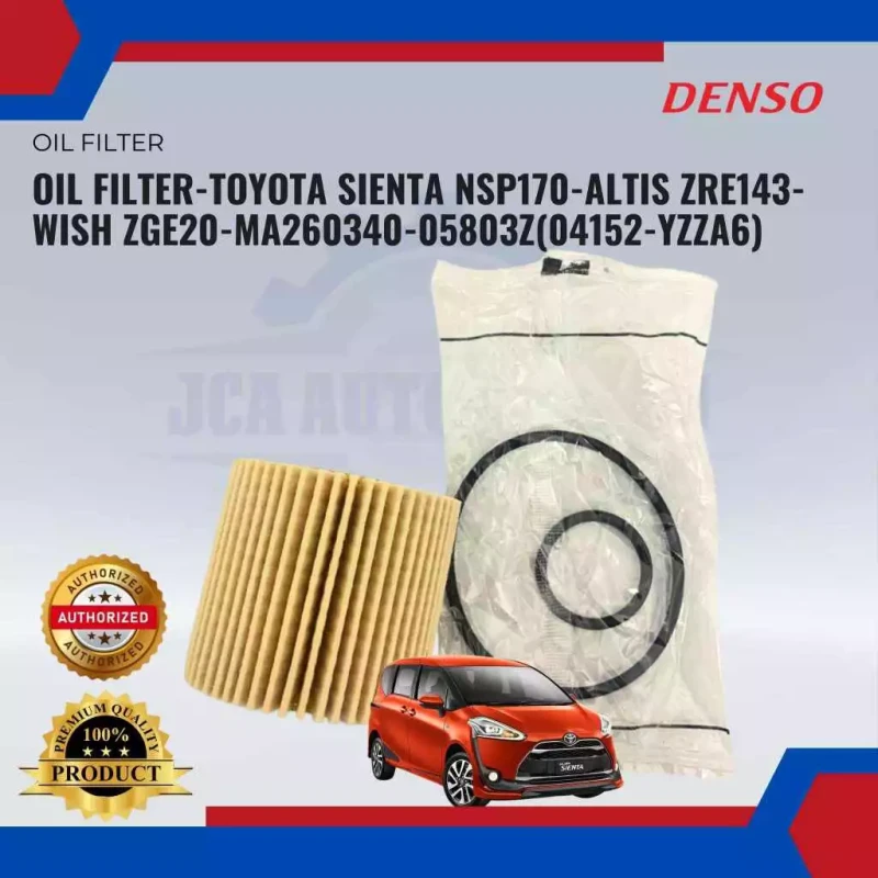 Oil Filter-Toyota Sienta NSP170-Altis ZRE143-Wish ZGE20-MA260340-05803z(04152-YZZA6)