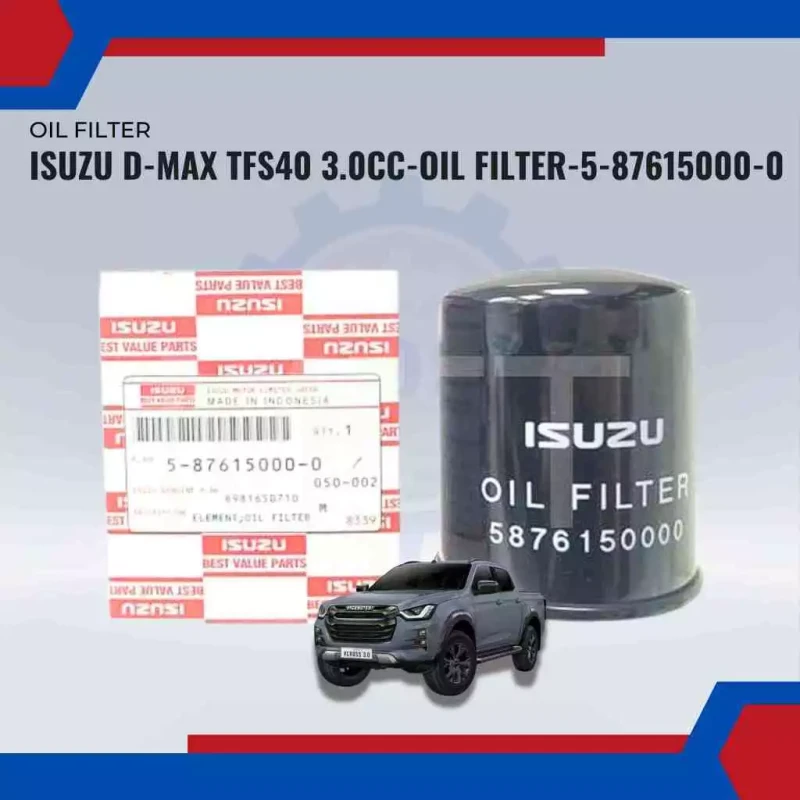 Oil Filter-Isuzu D-Max TFS40 3.0CC-5-87615000-0