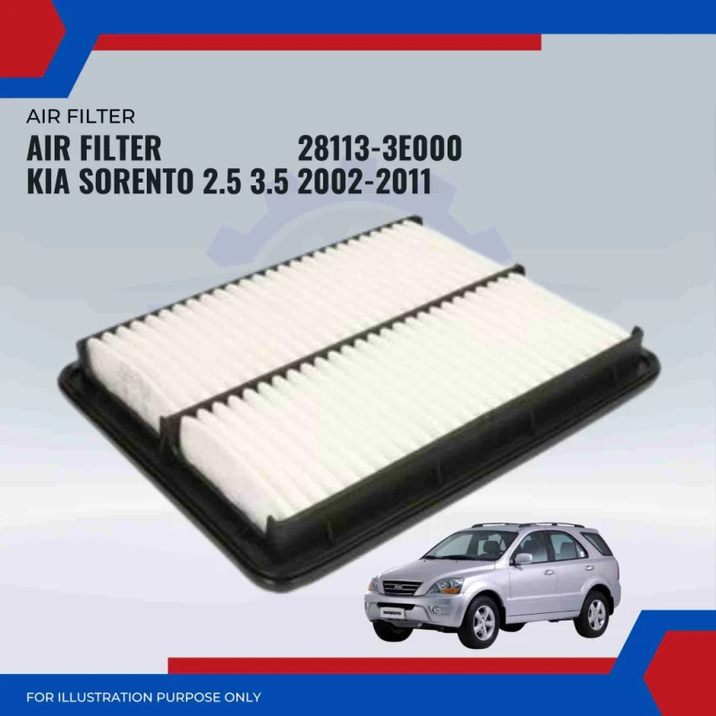 Air Filter-Kia Sorento 2.5cc 3.5cc (2002-2011)-28113-3E000