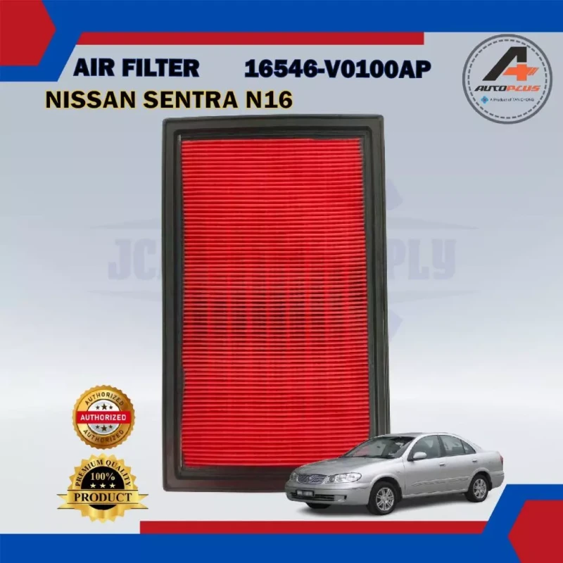 Air Filter-Nissan Sentra N16 B13 B14-X-Trail T30-Serena C23 C24 C26-Teana 2.5 J31 J32-Murano Z50 Z51-Tan Chong/Autoplus-16546-V0100AP