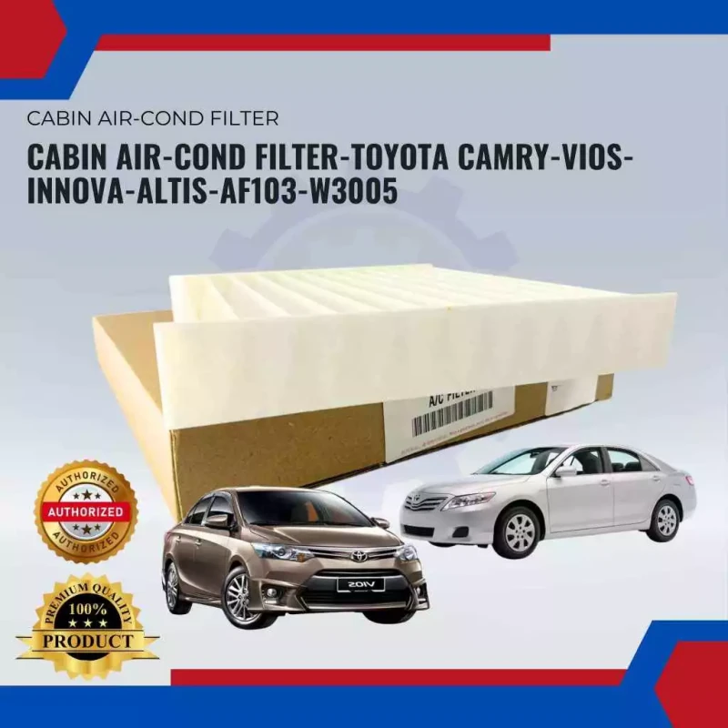 Air-Cond Filter-Toyota Camry ACV40. Vios NCP93. NCP150. Innova. Hilux KUN25. Altis-AF103-W3005