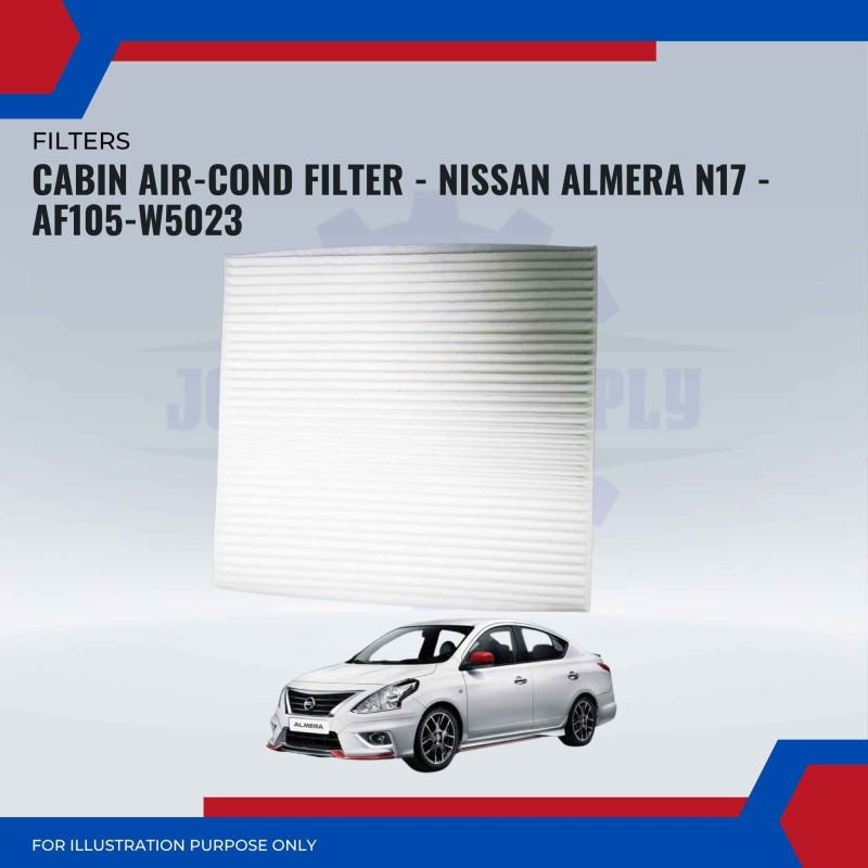 Cabin Air-Cond Filter-Nissan Almera N17-AF105-W5023