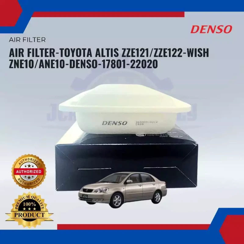 Air Filter-Toyota Altis ZZE121 ZZE122-Wish ZNE10 ANE10-Denso-MA260300-02103Z