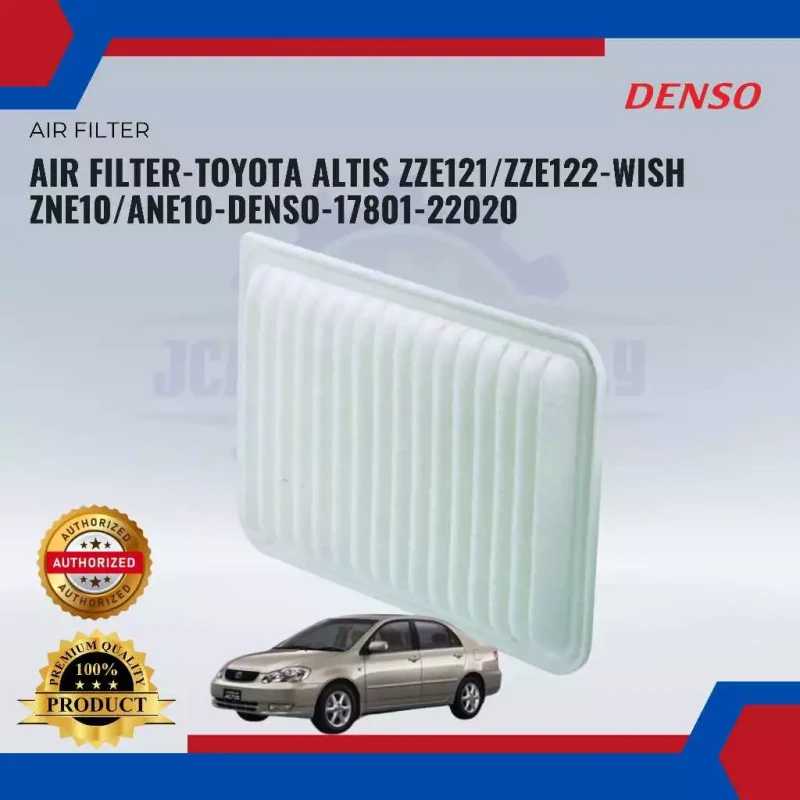 Air Filter-Toyota Altis ZZE121 ZZE122-Wish ZNE10 ANE10-Denso-MA260300-02103Z