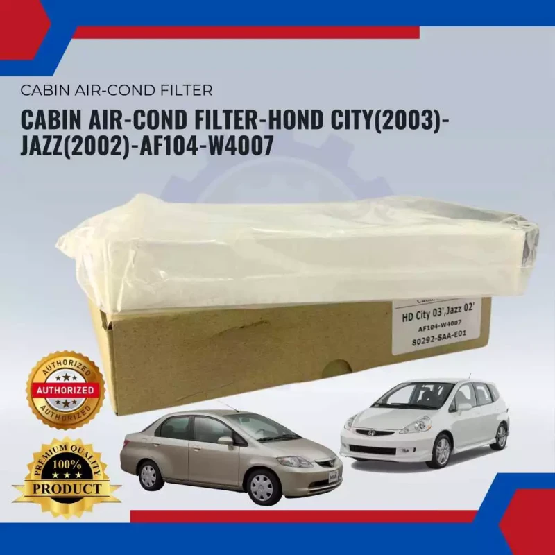 Cabin Air-Cond Filter-Honda City(2003)-Jazz(2002)-AF104-W4007