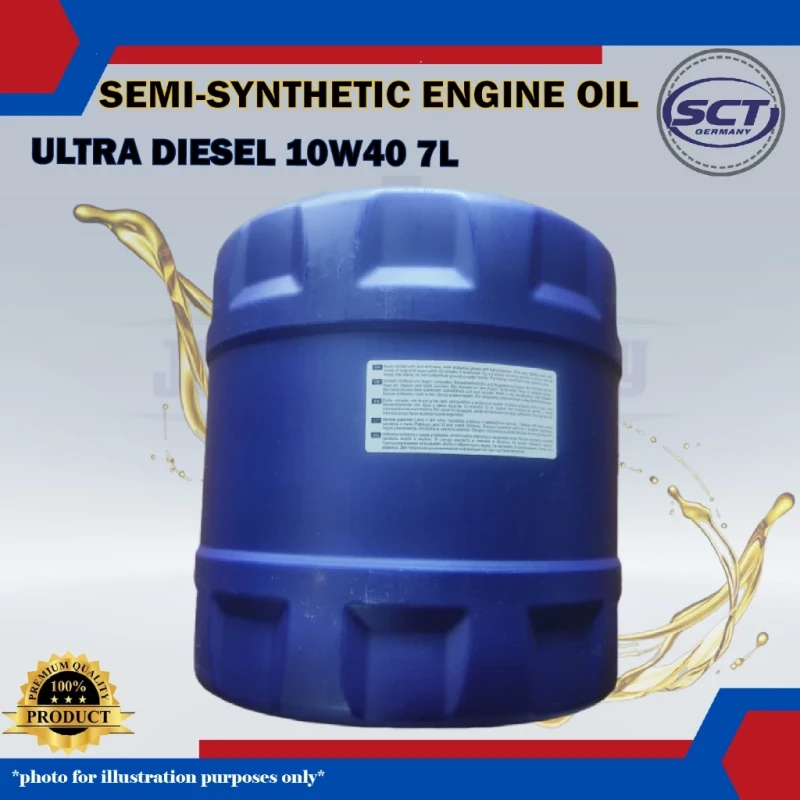 SCT Semi-Synthetic Engine Oil Ultra Diesel 10W40 7L