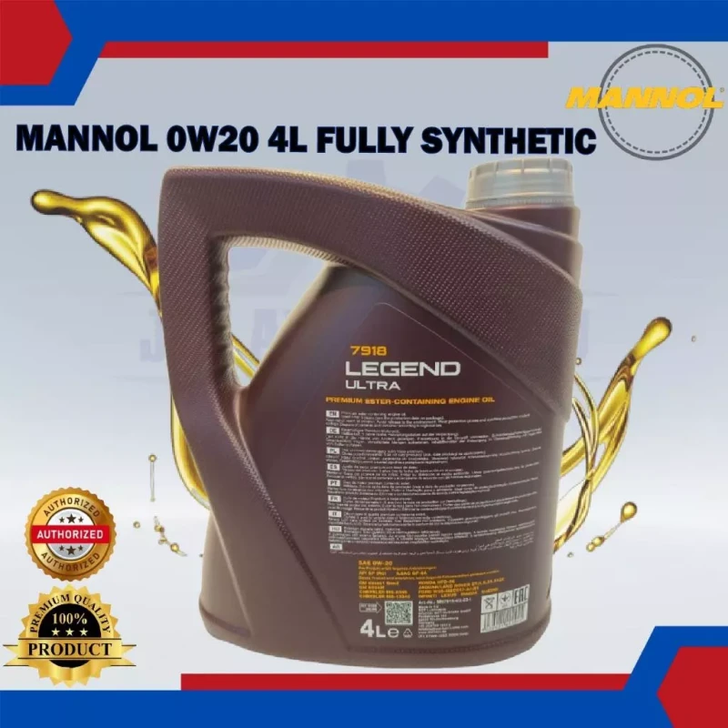 Mannol 0W20 4L Engine Oil Fully Synthetic