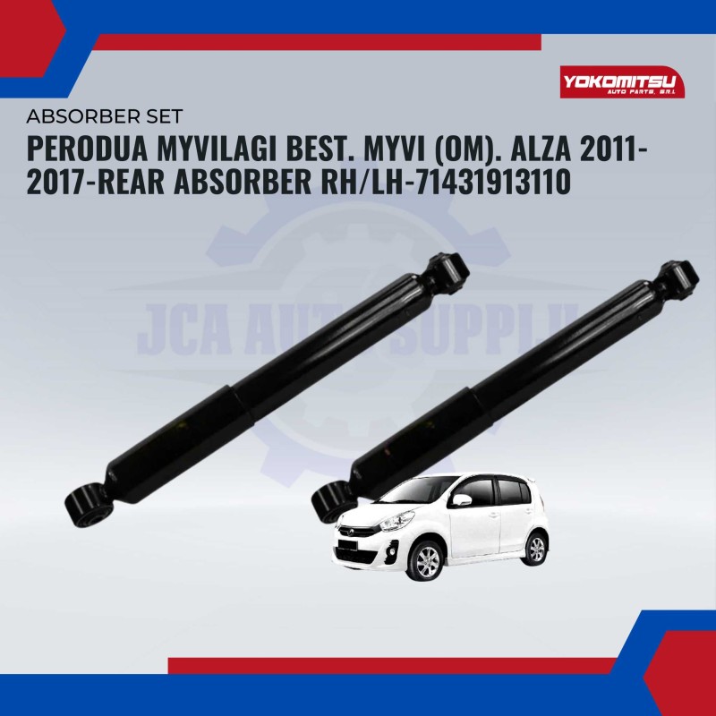 Rear Absorber Set RH/LH-Perodua Myvi Lagi Best-Myvi (OM)-Alza 2011-2017-71431913110