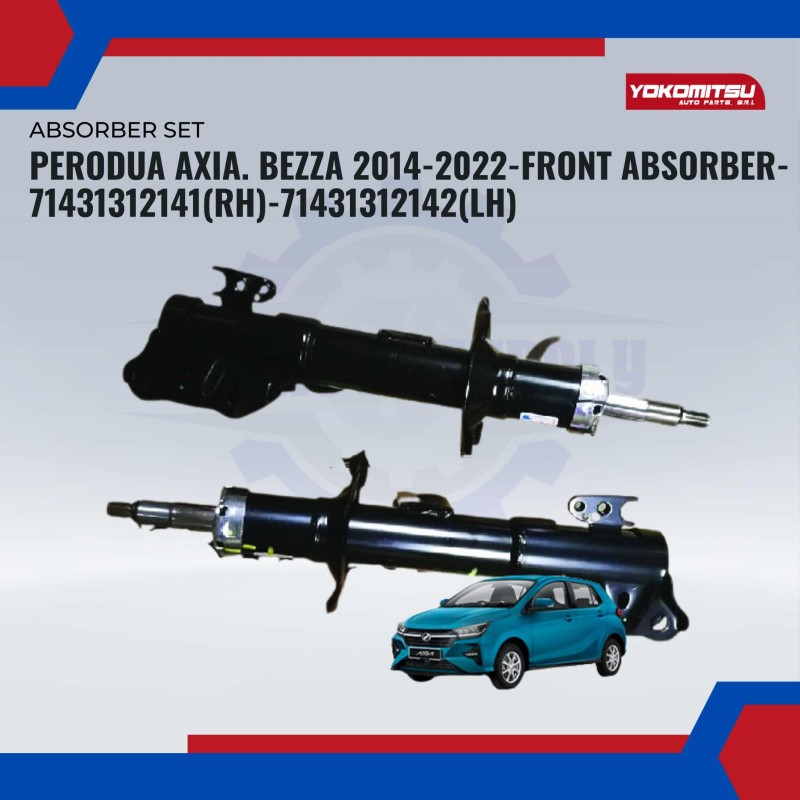 Front Absorber-Perodua Axia-Bezza 2014-2022-71431312141(RH)-71431312142(LH)
