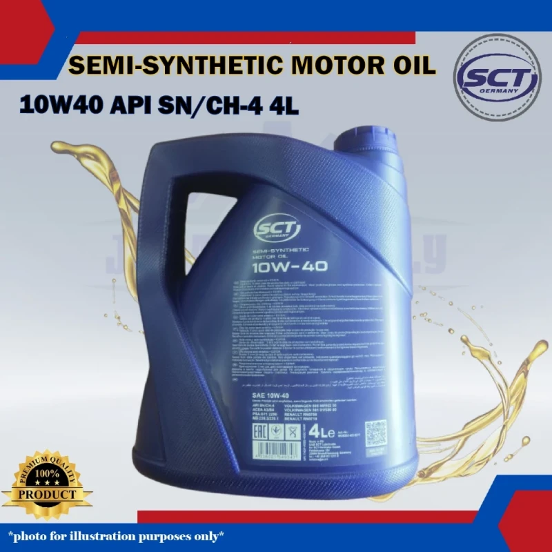 SCT Semi-Synthetic Engine Oil 10W40 4L