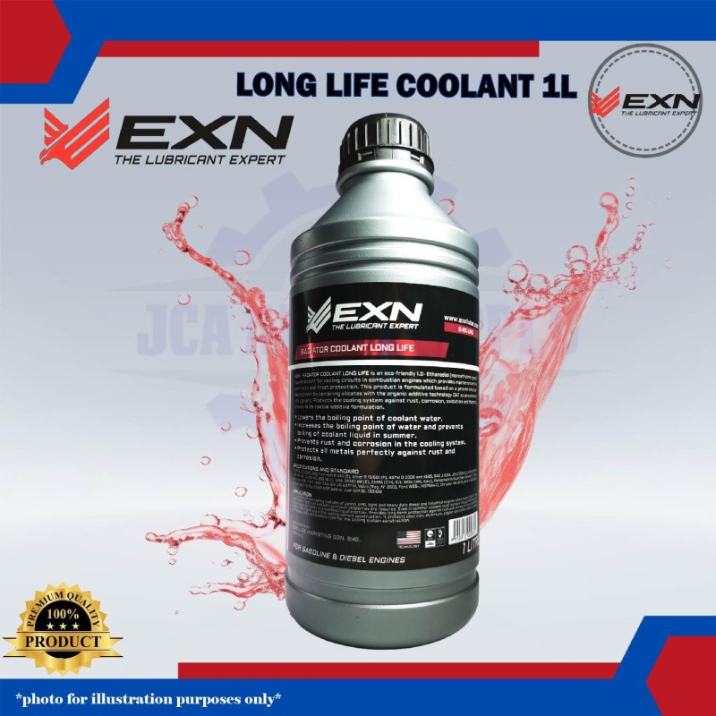 EXN Long Life Coolant (Red)-1 Liter