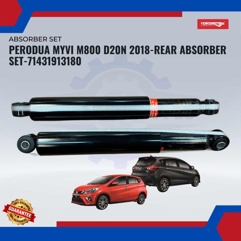 Rear Absorber Set-Perodua Myvi M800 D20N 2018-71431913180