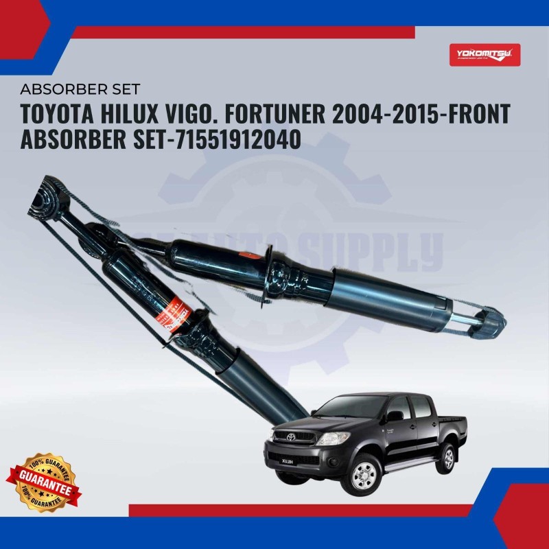Front Absorber Set-Toyota Hilux Vigo-Fortuner 2004-2015-71551912040
