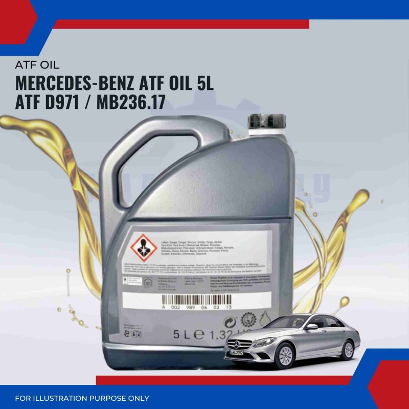 Mercedes-Benz Minyak Transmisi Auto 5L-Mercedes-Benz Auto Transmission Fluid (ATF) X253 5L MB236.17