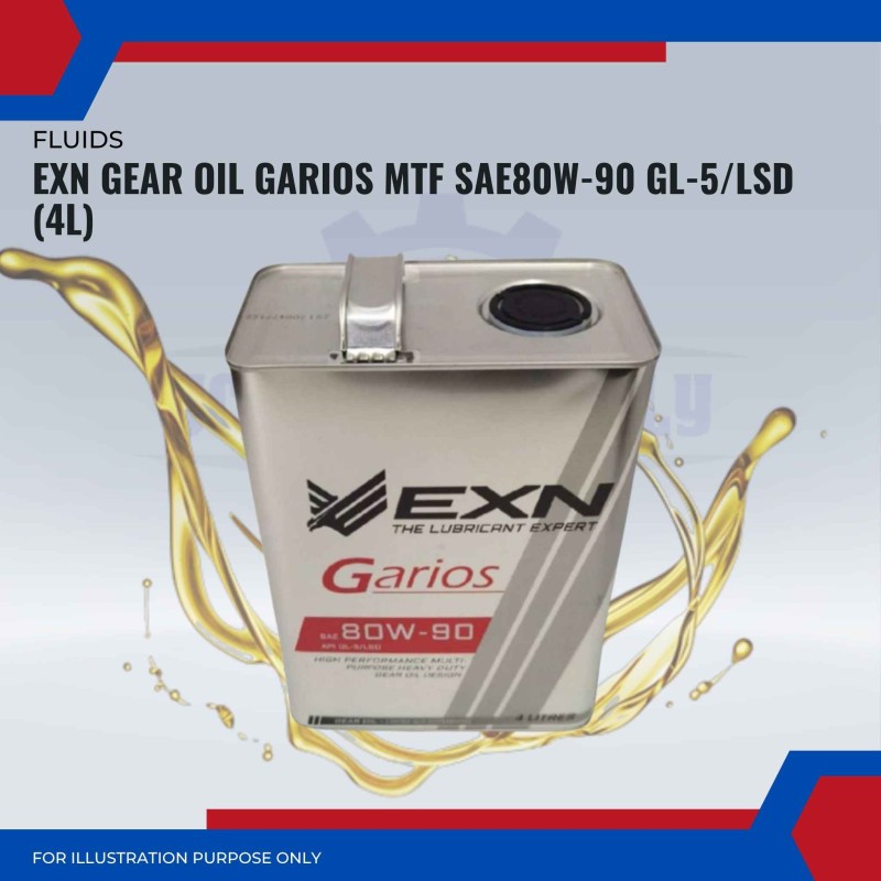 EXN Gear Oil Garios MTF SAE80W-90 GL-5/LSD (4L)