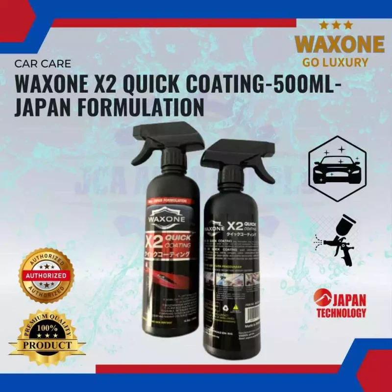 WAXONE X2 Quick Coating-500ml-Japan Formulation