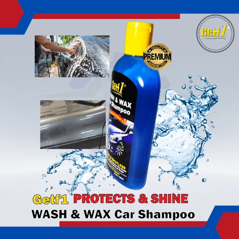 GETF1 Protect & Shine- Wash & Wax Car Shampoo - 500ml
