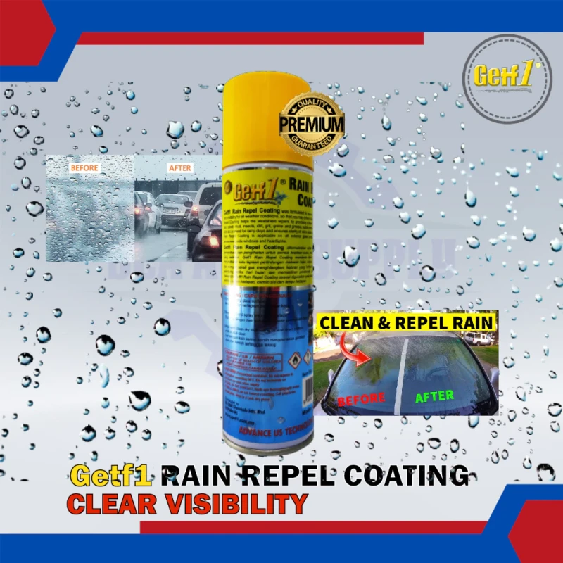 GETF1 Rain Repel Coating Clear Visibility (220ml)