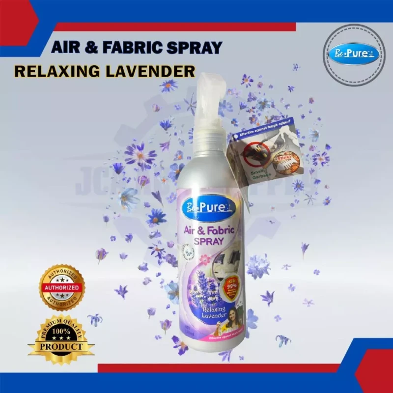 Be Pure Air & Fabric Spray (250ml)-Rose Forever, Relaxing Lavender, Aqua Cool