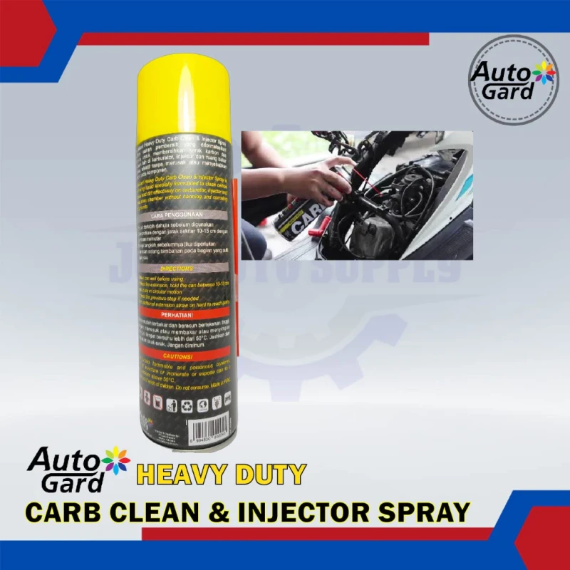 Autogard Heavy Duty Carb Clean&Injector Spray (500ml)