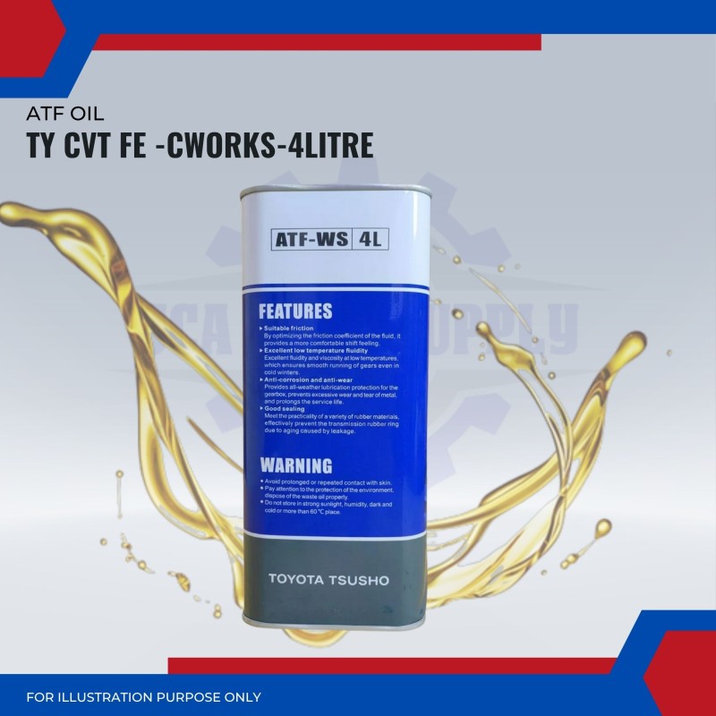 TOYOTA TSUSHO CWORKS Genuine Automatic Transmission Fluid ATF WS 4L