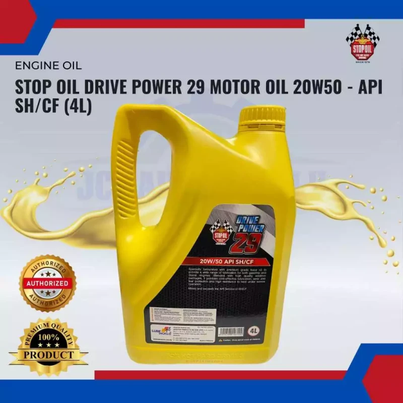 STOP OIL Drive Power 29 Motor Oil 20W50 - API SH/CF (4L)