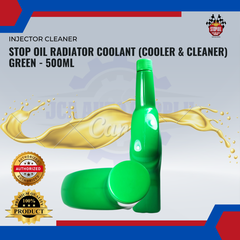 STOP OIL Radiator Coolant (Cooler & Cleaner) Green - 500ML