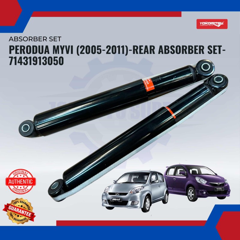Rear Absorber Set-Perodua Myvi-Myvi Icon-Myvi Lagibest-71431913050