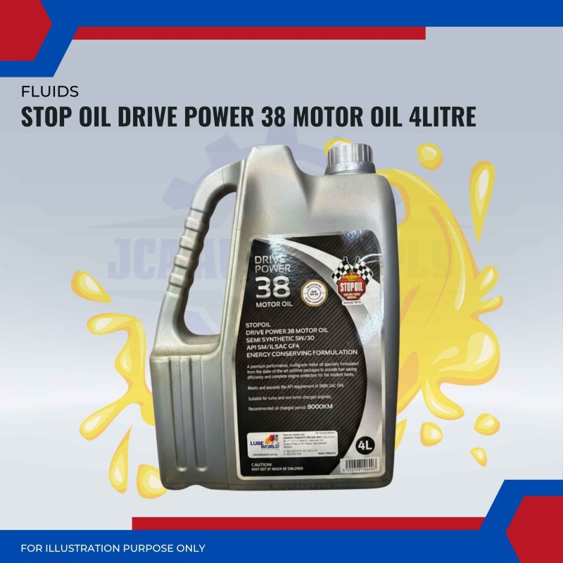 STOP OIL Drive Power 38 Motor Oil-4Litre