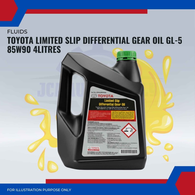 TOYOTA Limited Slip Differential Gear Oil GL-5 85W90-4Litre