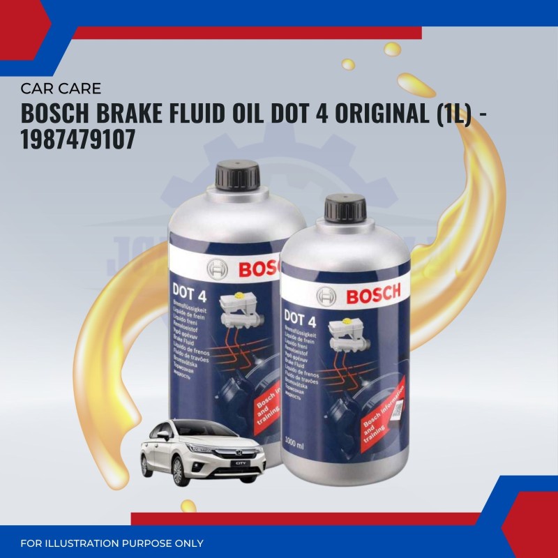 BOSCH BRAKE FLUID OIL DOT 4 ORIGINAL (1L) - 1987479107