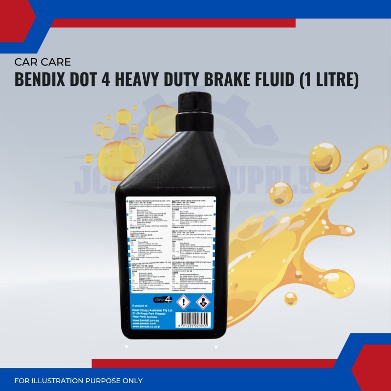 BENDIX DOT4 Heavy Duty Brake Fluid-1Litre