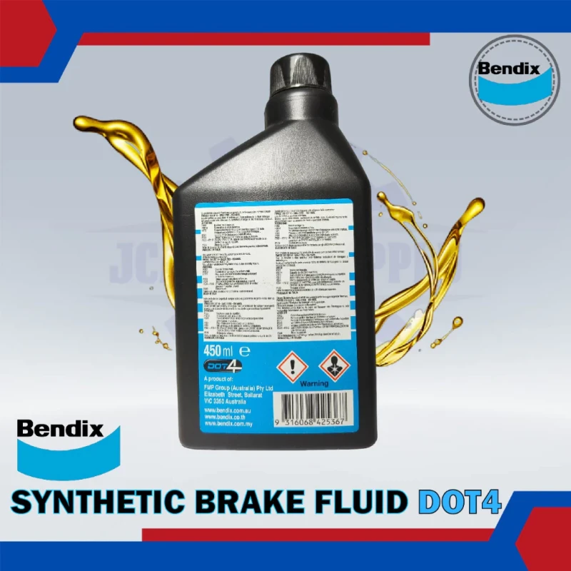 BENDIX DOT4 Synthetic Brake Fluid-450ml
