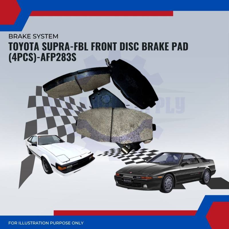 Toyota Supra-FBL Front Disc Brake Pad (4pcs)-AFP283S