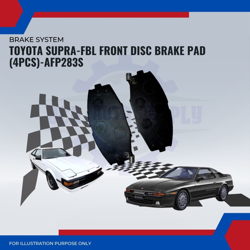 Toyota Supra-FBL Front Disc Brake Pad (4pcs)-AFP283S