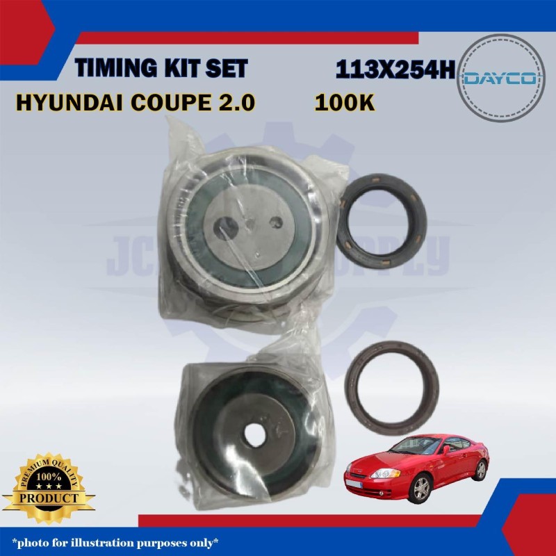 Timing Kit Set-Hyundai Coupe 2.0cc-DAYCO-KTB94676L (113X254H) (100K)