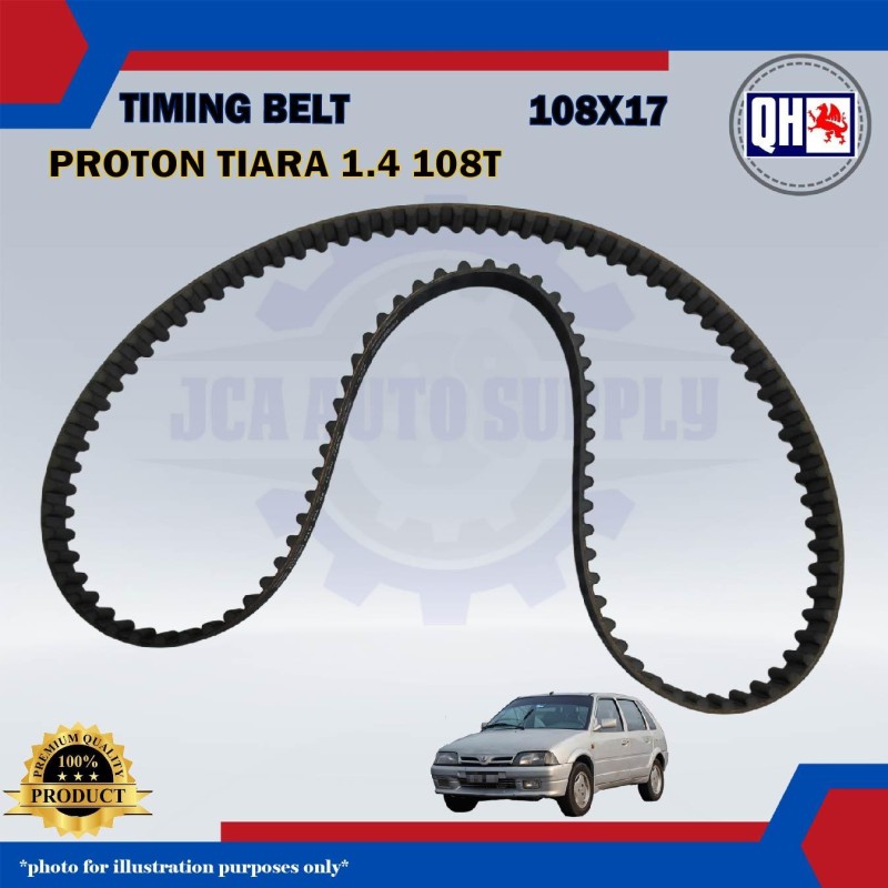 Timing Belt-Proton Tiara 1.4cc 108T-Citroen AX 1.4cc-QHUK-QTB207 (108X17)