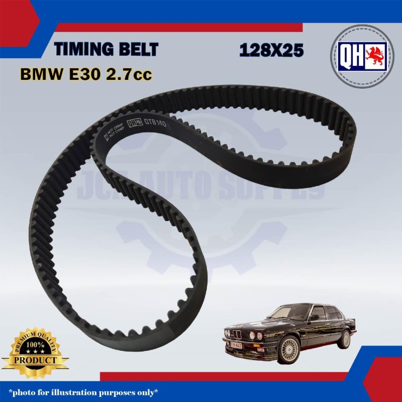 Timing Belt-BMW E30 2.7cc-QHUK-QTB140 (128X25)