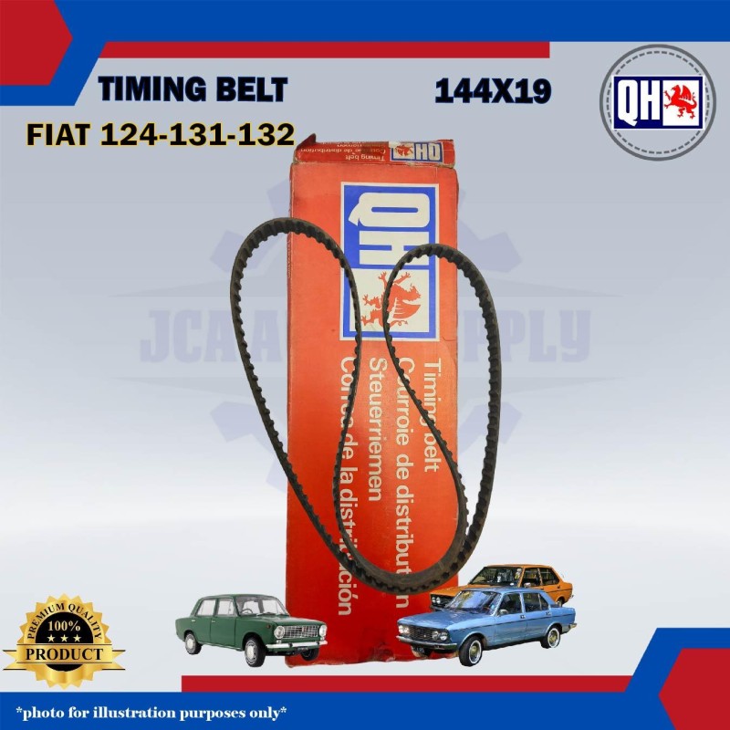 Timing Belt-Fiat 124 1.4cc-131 1.3cc 1.6cc-132 1.6cc -QHUK-QTB109 (144X19)