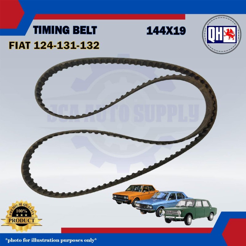 Timing Belt-Fiat 124 1.4cc-131 1.3cc 1.6cc-132 1.6cc -QHUK-QTB109 (144X19)