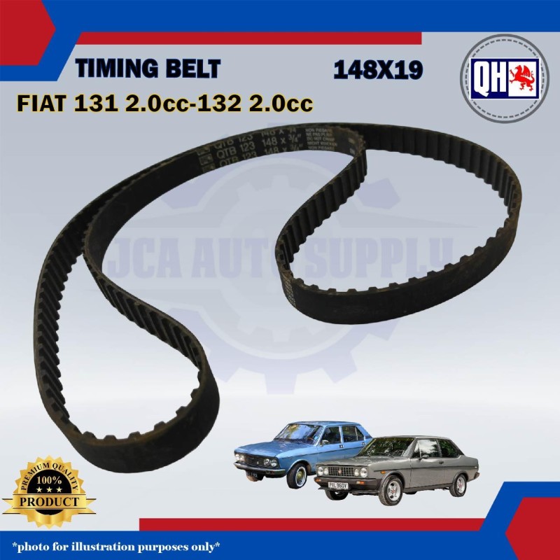 Tali Timing-Fiat 131 2.0cc-132 2.0cc-Timing Belt-QHUK-QTB123 (148X19)