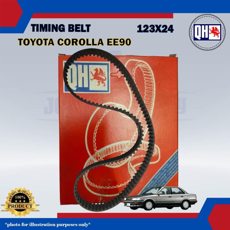 Timing Belt-Toyota Corolla EE90 1.3cc-QHUK-QTB261 (123X24)